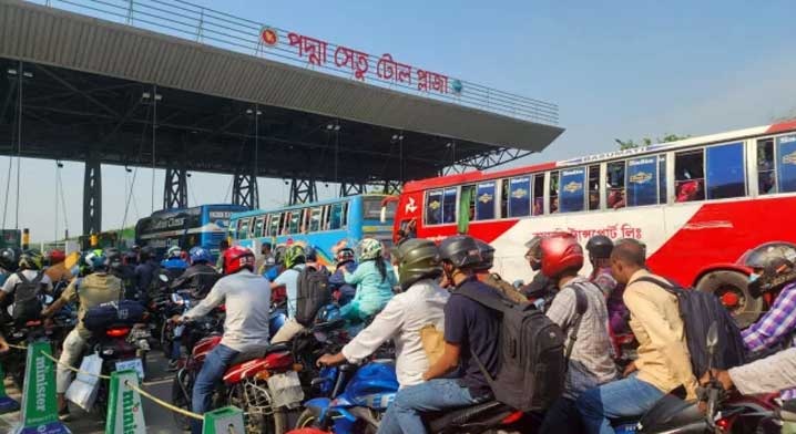৯ দিনে পদ্মা সেতুতে ২৯ কোটি ৩১ লাখ ৭১ হাজার ৩৫০ টাকার টোল আদায়